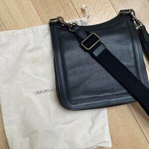Creatures of Comfort black leather crossbody bag